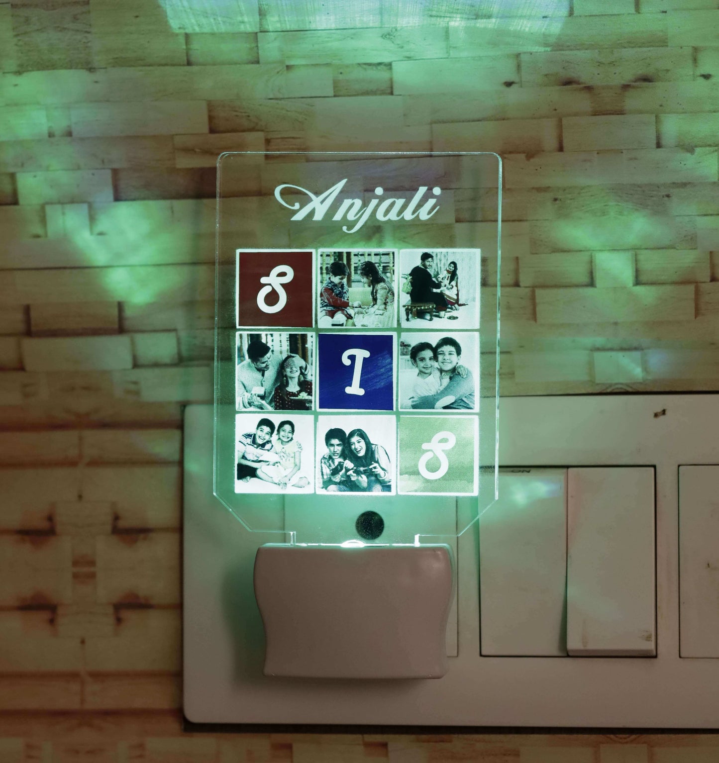 Relationship matrix LED light plaque | Personalized photo / name / message bedroom LED