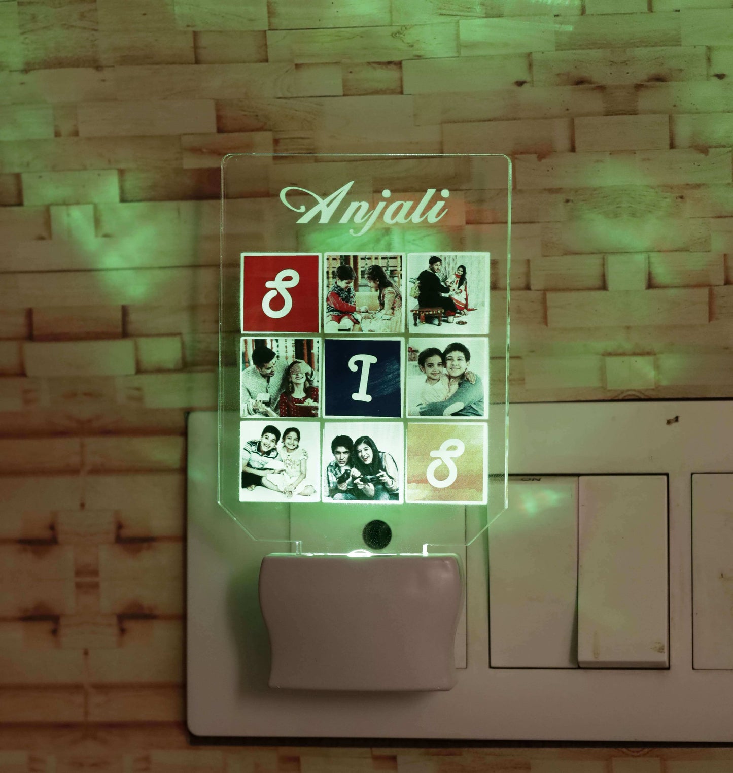 Relationship matrix LED light plaque | Personalized photo / name / message bedroom LED