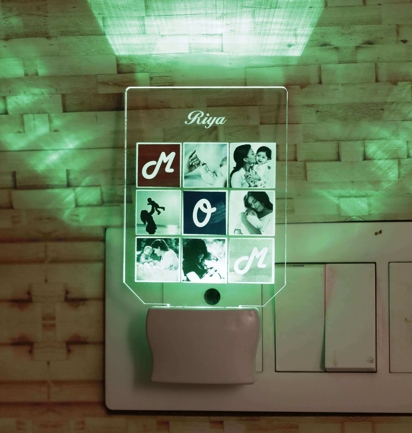Relationship matrix LED light plaque | Personalized photo / name / message bedroom LED