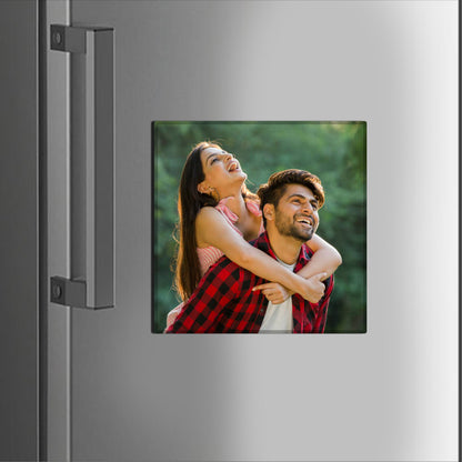 Square Fridge Magnets with Photos & Messages | Personalized Fridge Magnet for Gifts