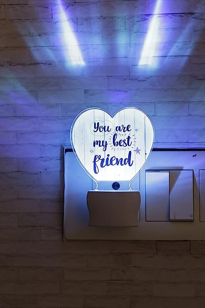 Gift For Friends | 7 Color Changing & UV Printed LED Plaque