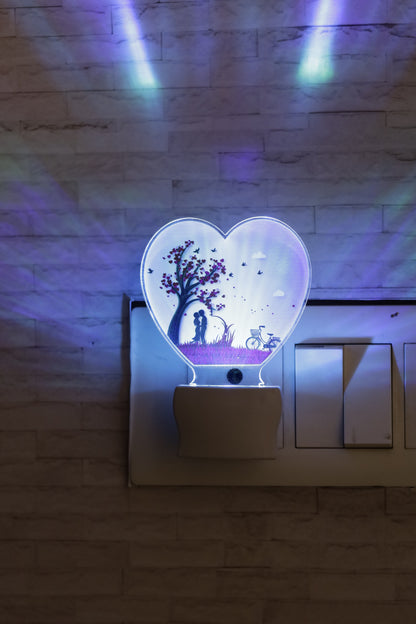 Gifteee Personalized Gift Infinity Love LED Plaque | Gifteee Love LED Lamp |