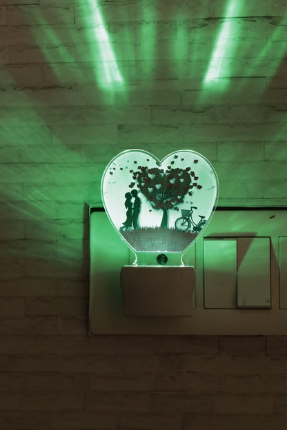 Gifteee Love LED Gift Lamp | Personalized Gift for Him or Her | 7 Color Changing Lights