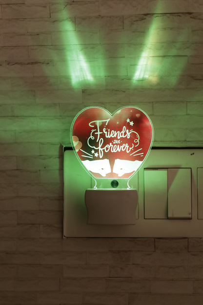 Friends Forever Photo LED Gift Lamp | Gift For Friendship Day