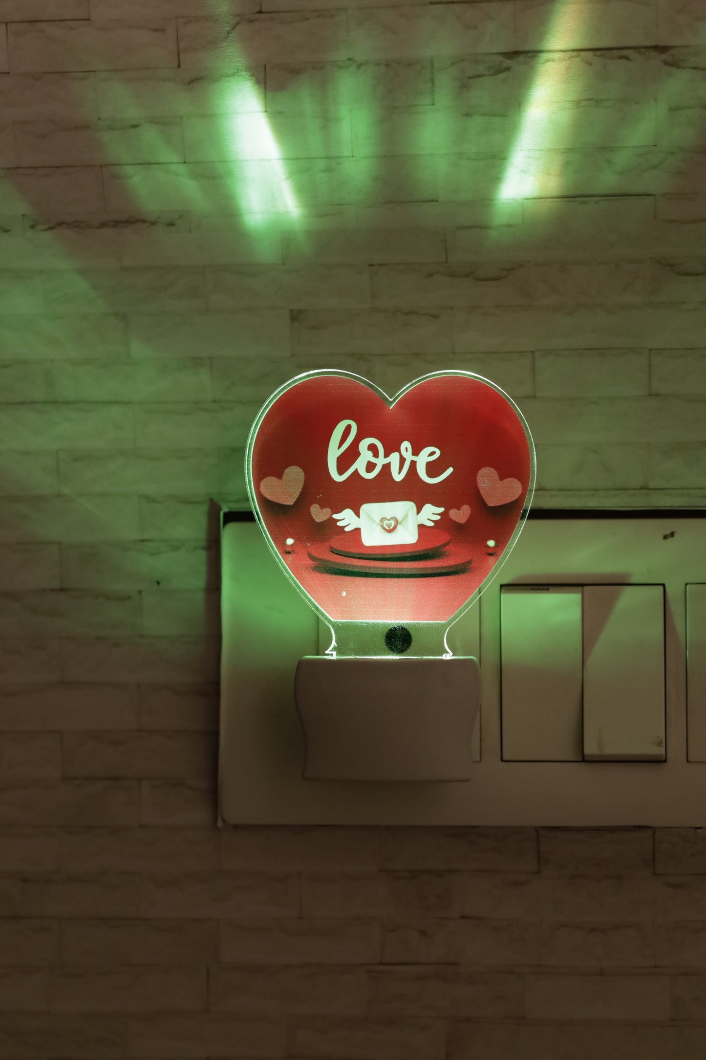 Gifteee Love LED Lamp | Gift For Him Or Her | 7 Color Changing & UV Printed LED Plaque