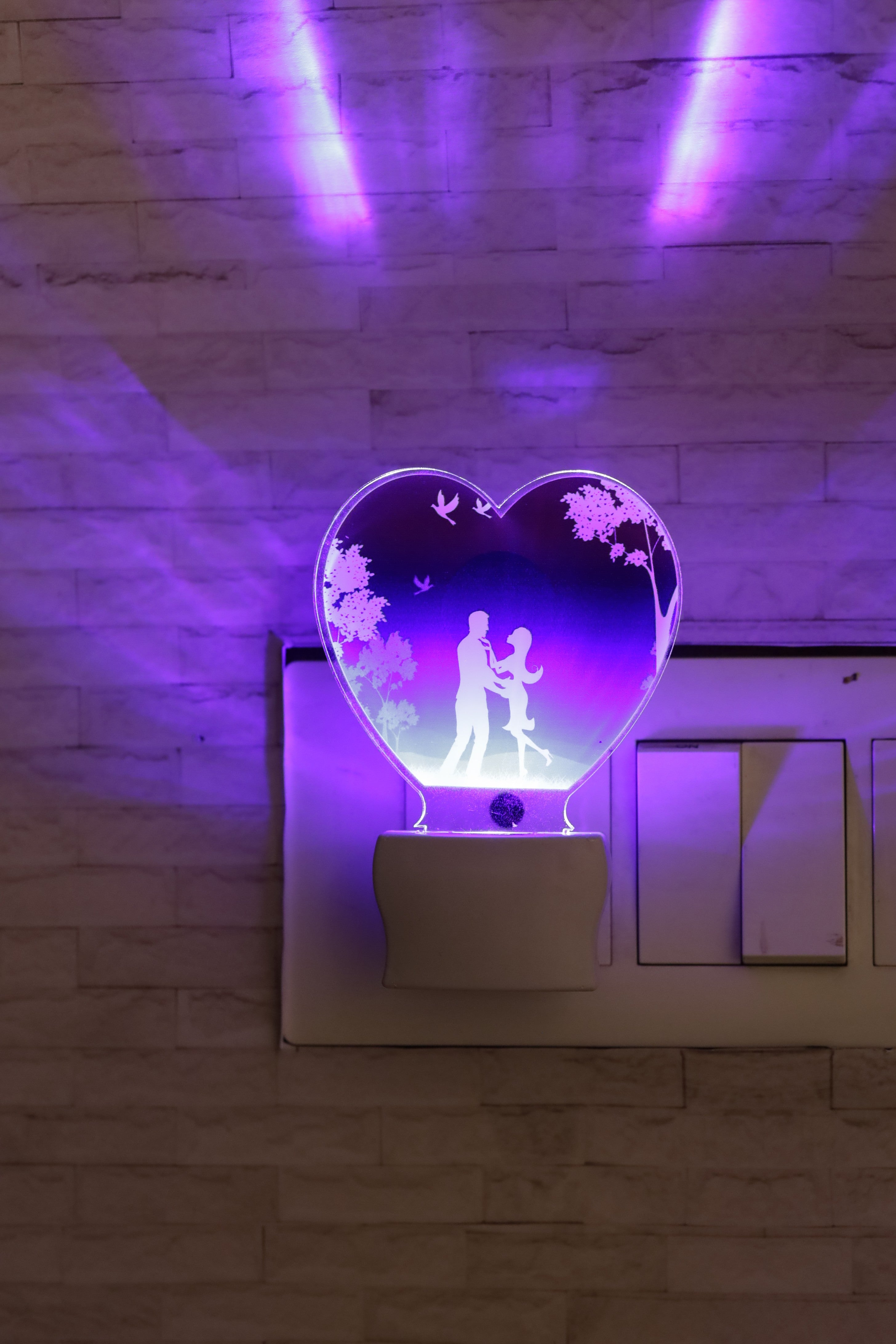 Buy Romantic I Love You 3D Illusion Lamp Led Night Light with 7 Colors  Flashing & Touch Switch USB Powered Bedroom Desk Lamp for Kids Gifts  Home Decoration Online at desertcartINDIA