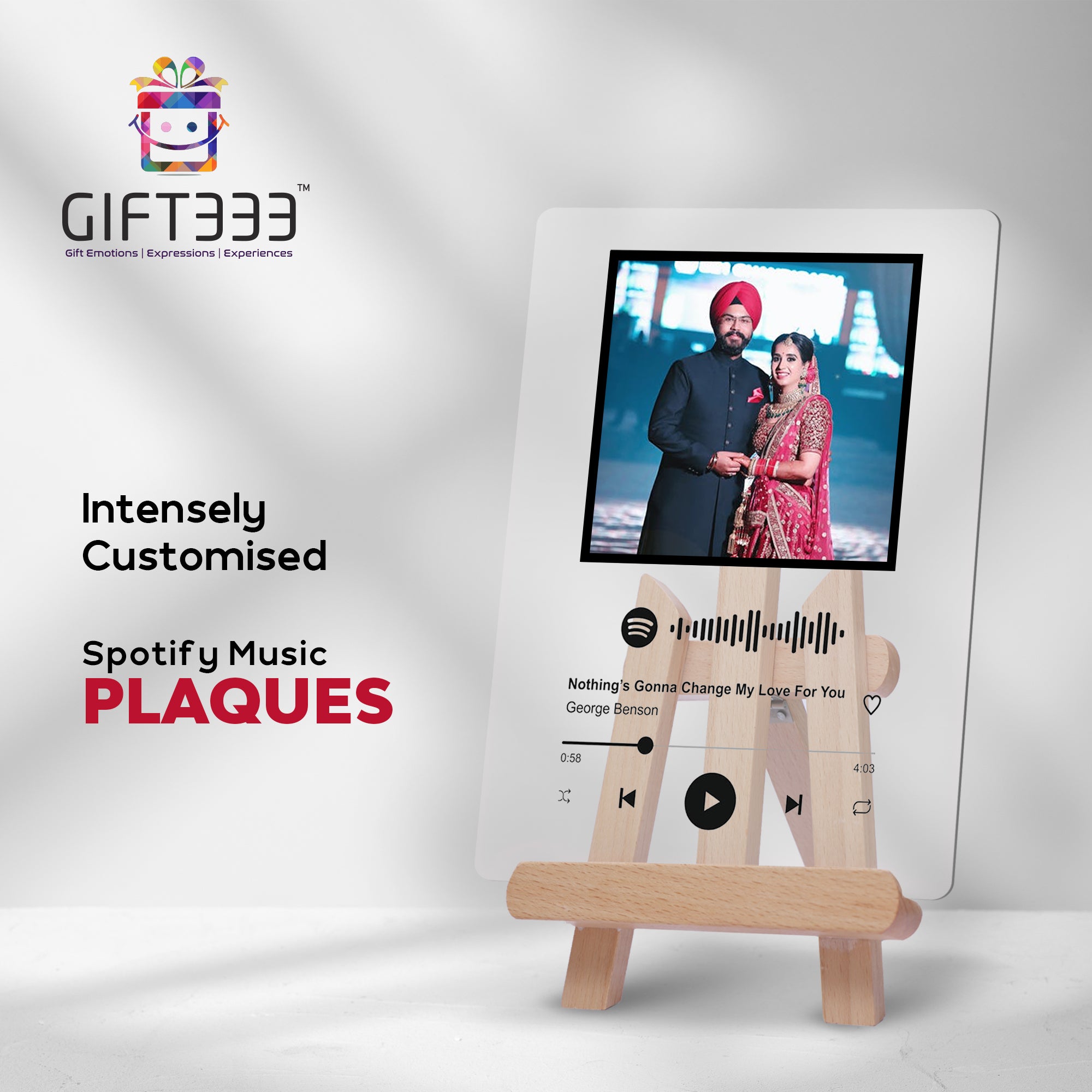 Customized Spotify Song Plaque - Spotify song code with custom photo a ...